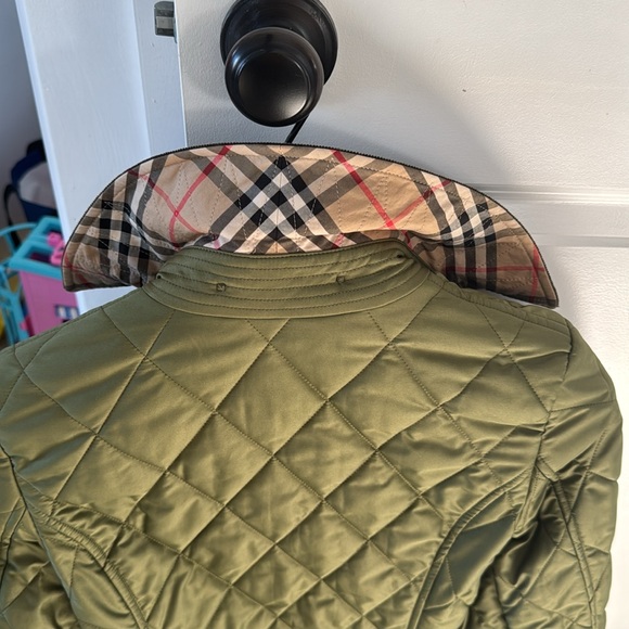 Authentic Burberry Monogram Motif Quilted Riding Coat - Picture 13 of 17